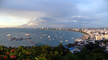 Pattaya bay from Pratumnak Hill by jbremer57