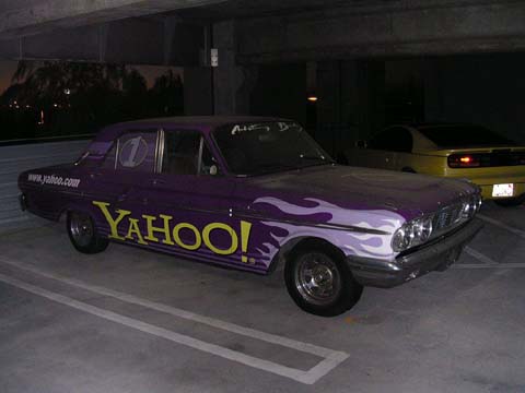 Yahoo car. Picture by Kenn Wilson